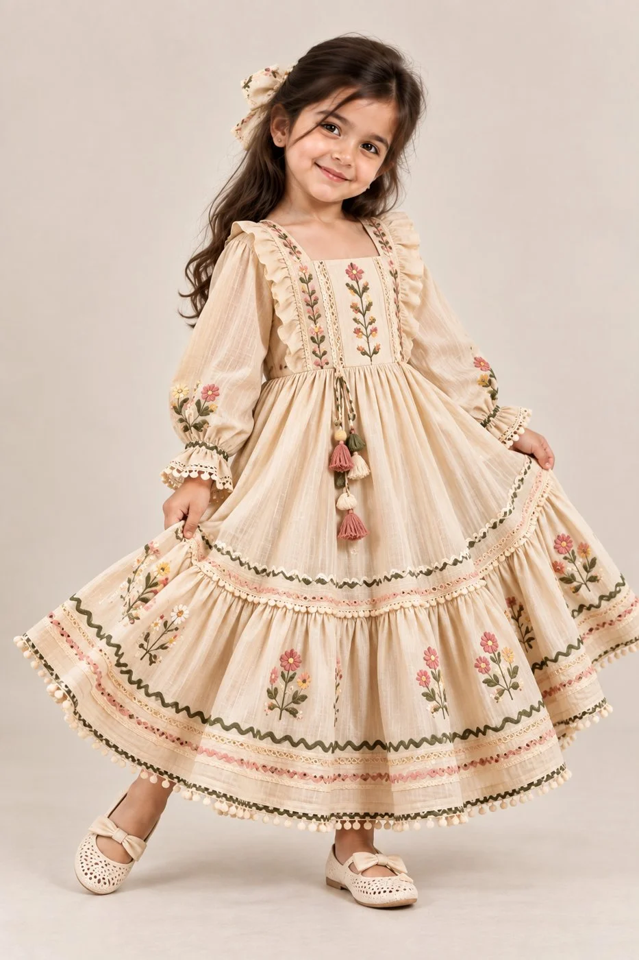 Ivory Blossom Gown
